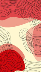 Keuken achterwand Rood Abstract rood vectorontwerp  © Axelle