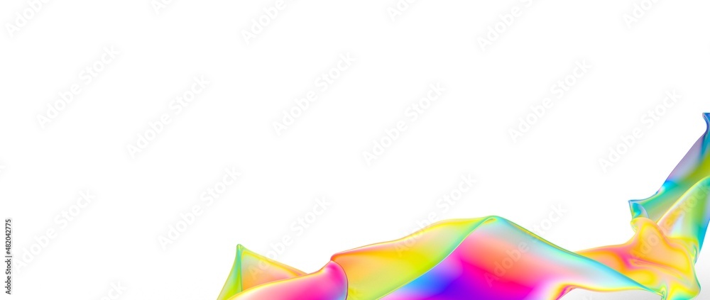 Smooth wave lines on blue neon color light background. Smooth wave lines on blue neon color light background.