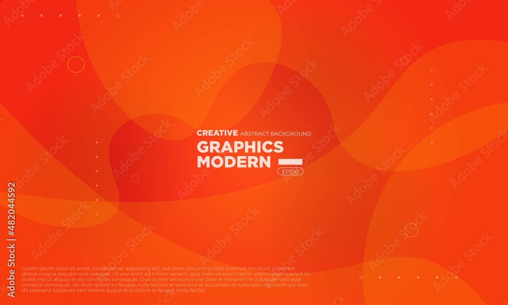 Minimal abstract background. Orange elements with fluid gradient. Dynamic shapes composition. Eps10 vector Minimal abstract background. Orange elements with fluid gradient. Dynamic shapes composition. Eps10 vector