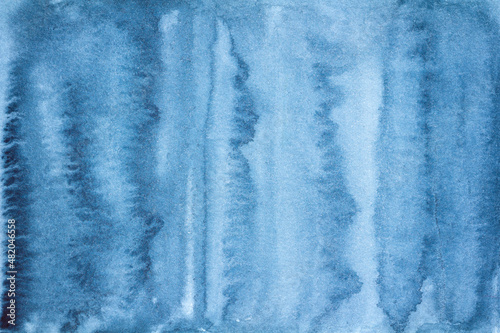 blue watercolor on paper texture, striped background