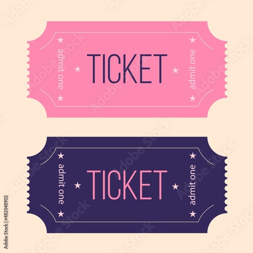 admit one ticket. one-time bright movie tickets