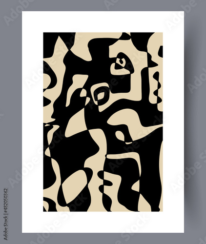 Printable wall art vector poster