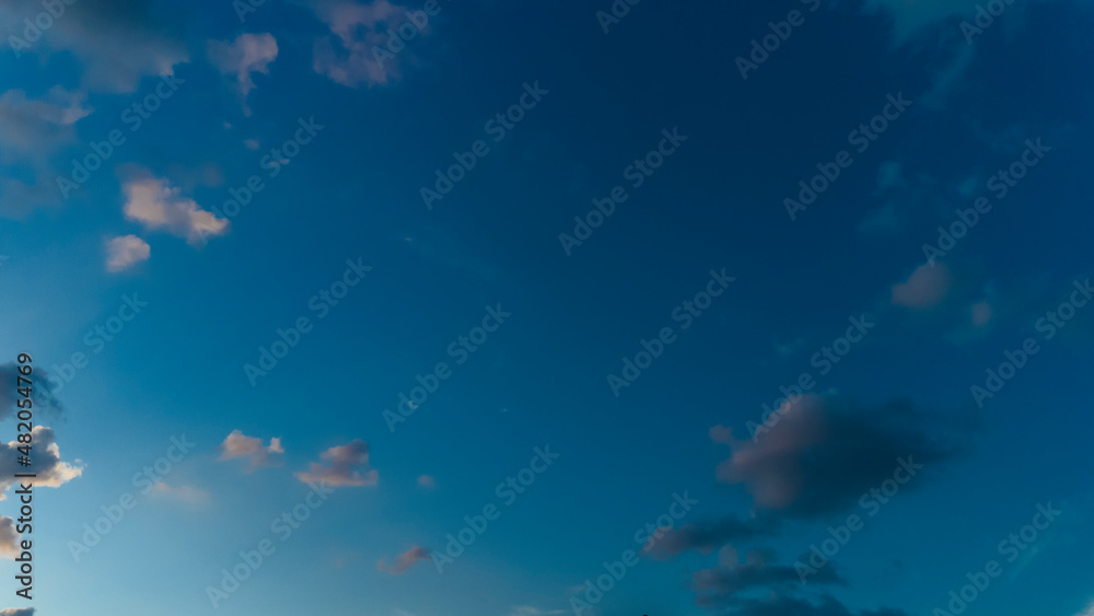 Fototapeta premium Abstract background of beautiful white clouds with blue sky in Brazil