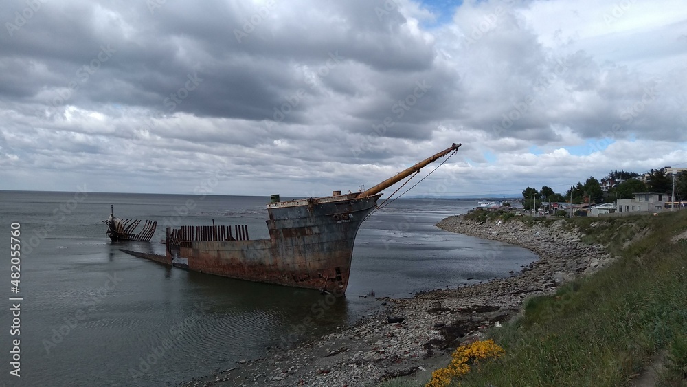 abandoned ship