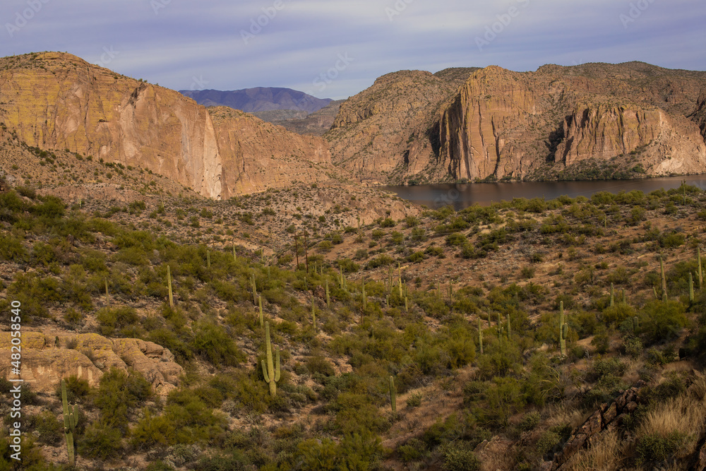 The canyons of Canyon Lake, Arizona