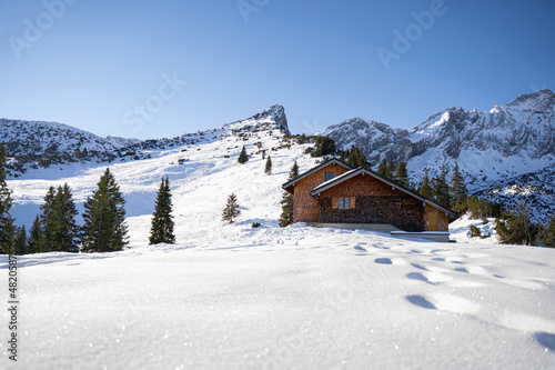 Winterlicher Blick auf die 