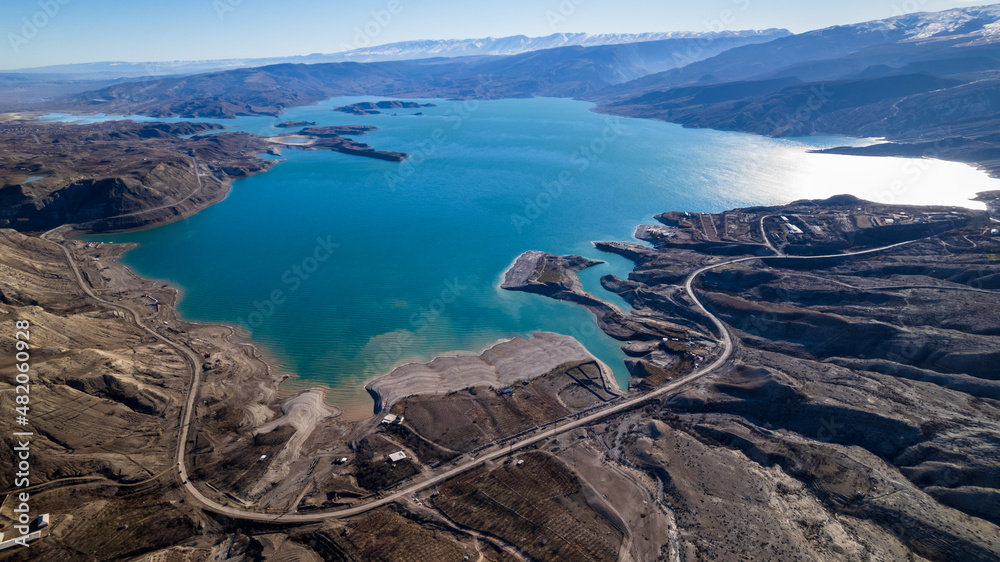 Chirkey reservoir Dagestan