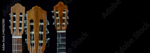 Bilde på lerret Spanish guitars for an instrumental concert concept