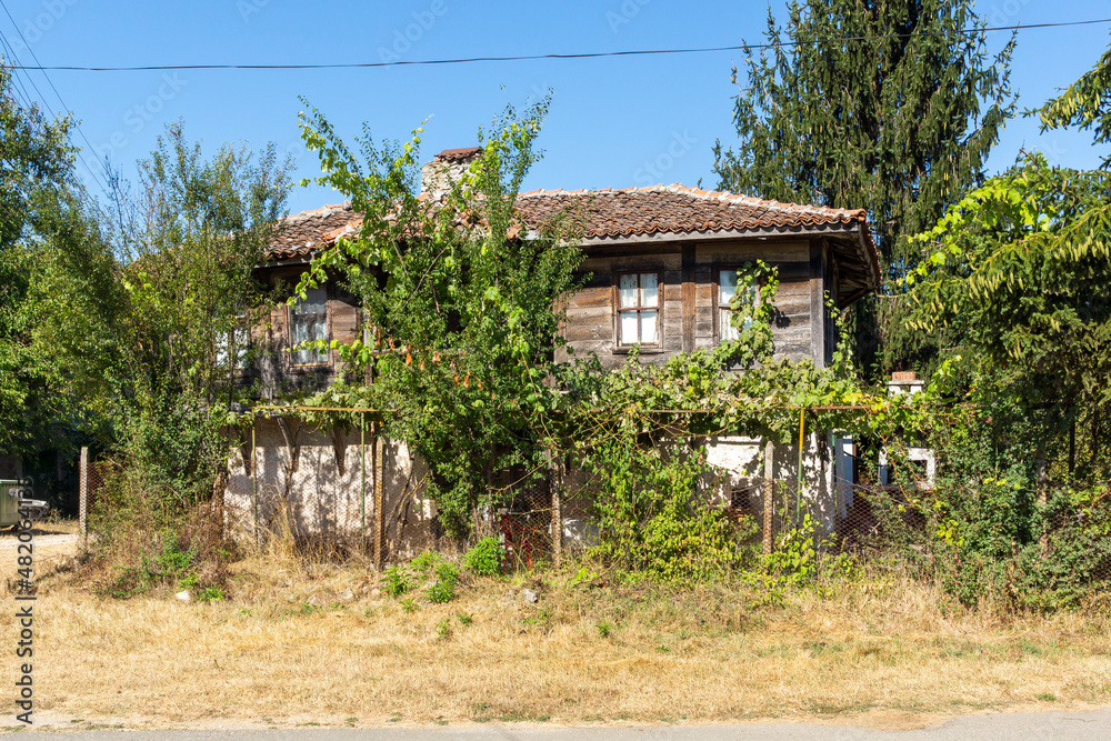 Nineteenth century Houses in village of Brashlyan, Bulgaria