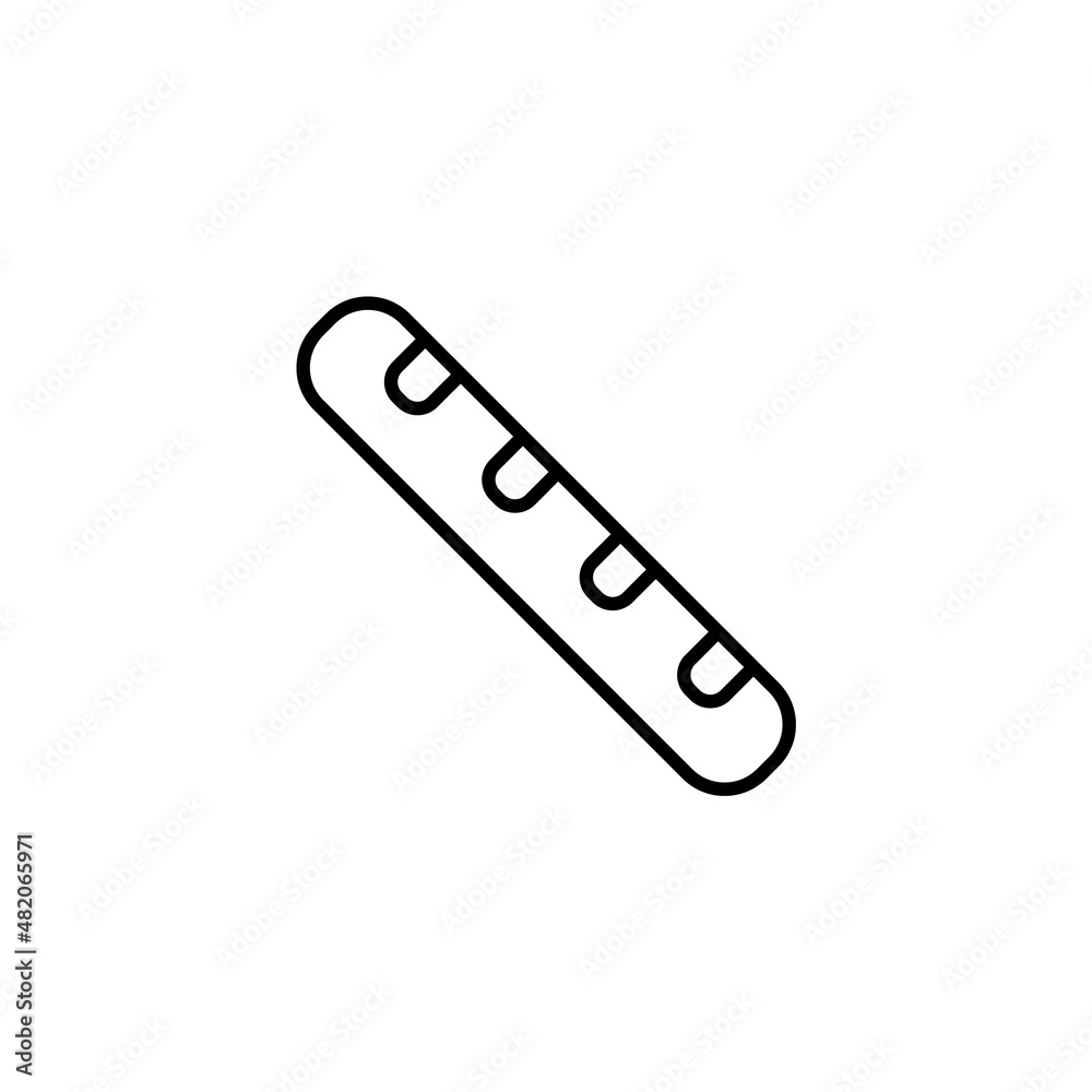 Bread outline icon on white background for graphic and web design, Modern simple vector sign. Internet concept. Trendy symbol for app and website Bread outline icon on white background for graphic and web design, Modern simple vector sign. Internet concept. Trendy symbol for app and website
