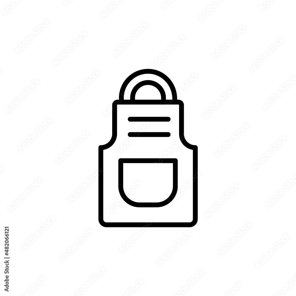 Kitchen apron protective garment flat vector icon for apps and websites. apron icon isolated on white background. Modern apron icon. Simple icons vector illustration. Kitchen apron protective garment flat vector icon for apps and websites. apron icon isolated on white background. Modern apron icon. Simple icons vector illustration.