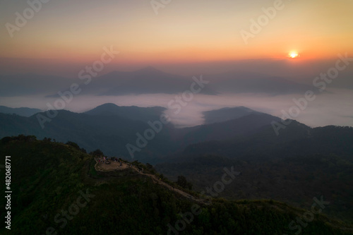Doi Pha Tang Noen Sea Mist Viewpoint 104 Chiang Rai Province, Thailand