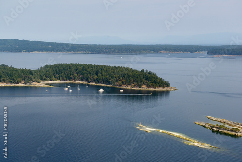 Pirates Cove Marine Provincial Park, De Courcy Island, British Columbia, Canada. photo