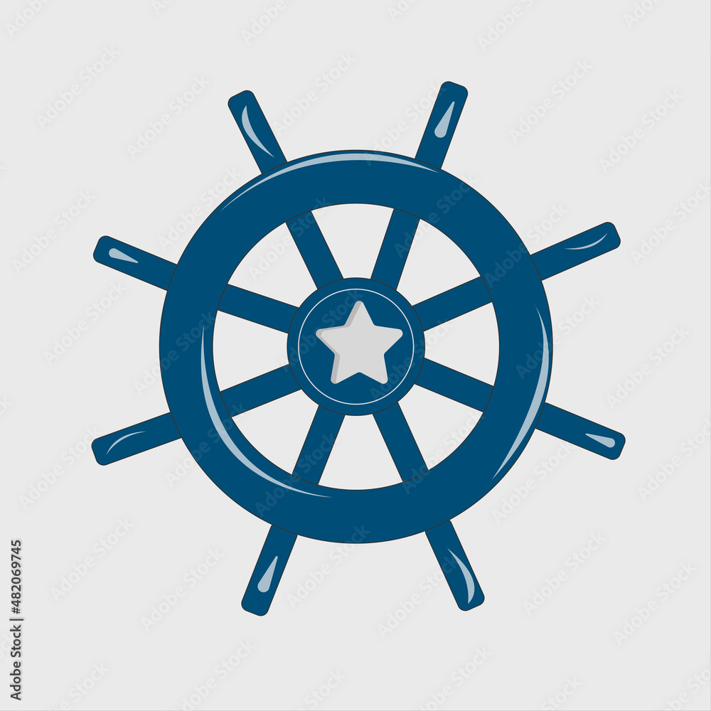 Ship's helm icon Ship's helm icon