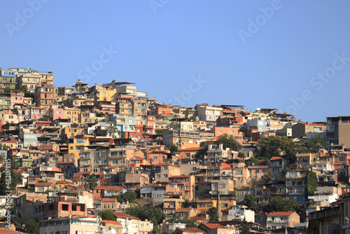 Gecekondu is a Turkish word meaning a house put up quickly without proper permissions, a squatter's house, and by extension, a shanty or shack. photo