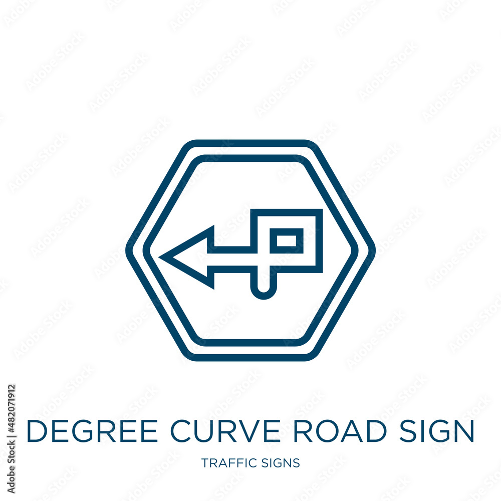 degree-curve-road-sign-icon-from-traffic-signs-collection-thin-linear