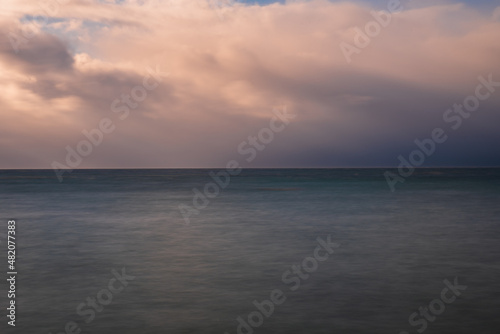 sunset over the sea long exposure © Jscharfman Photo