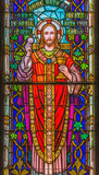 Jesus Invitation Eucharist Stained Glass Church Saint Augustine Florida