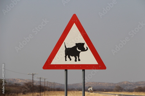 Funny road sign
