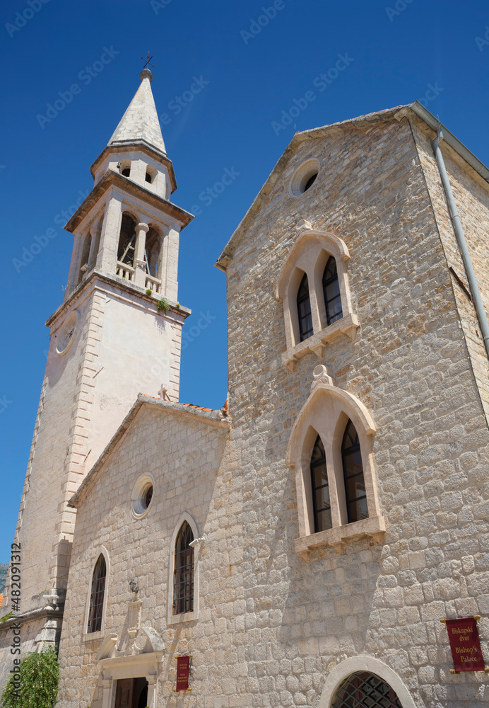 St Ivan church in the old town of Budva