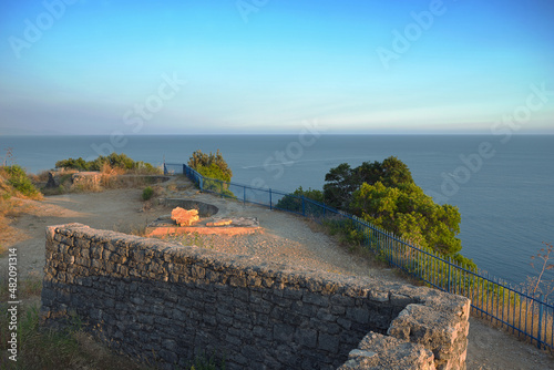 Ruins of medieval fortress Tvrdava Mogre photo