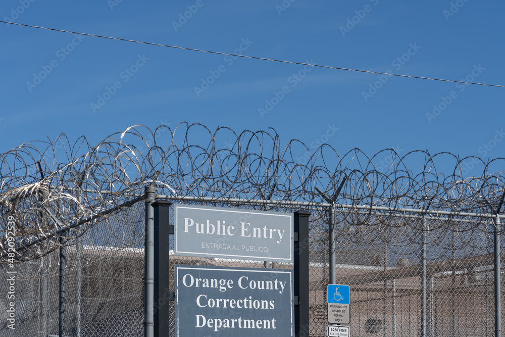 Orlando, Florida, USA January 20, 2022 Orange County Corrections