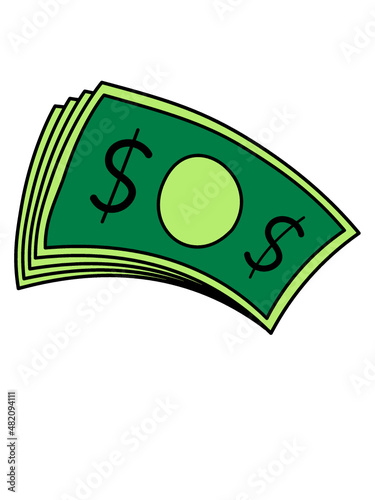 Geld Haufen Scheine 