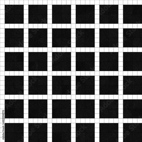 Motif pattern Square design overlay