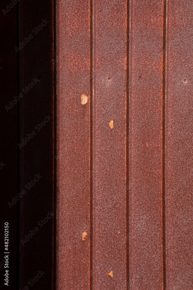 Fototapeta premium 金属 壁 錆 影