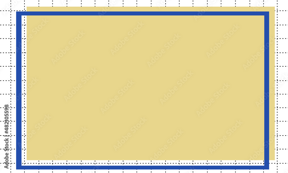 Fototapeta premium grid background with cream squares and blue grid lines
