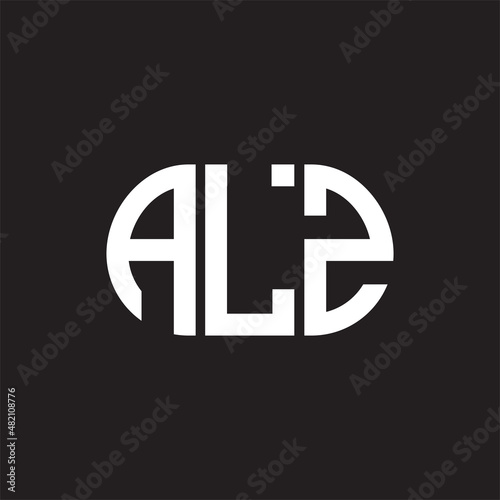 Free Download ALZ letter logo design on black background. ALZ - GFXLoad