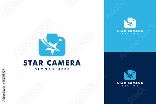 star camera modern logo design