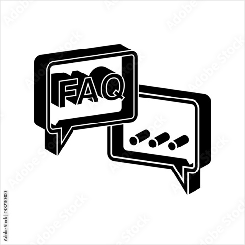 Faq Icon, Frequently Asked Question Answer