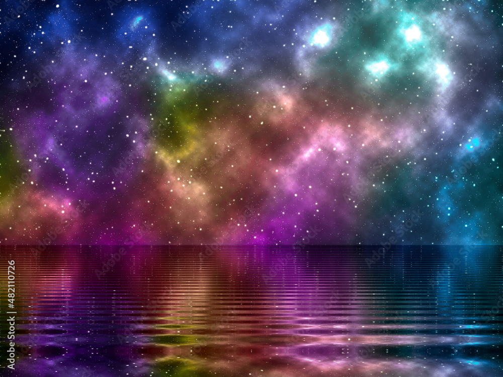 background with stars