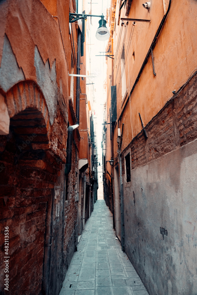 Narrow alley in Venice, Italy