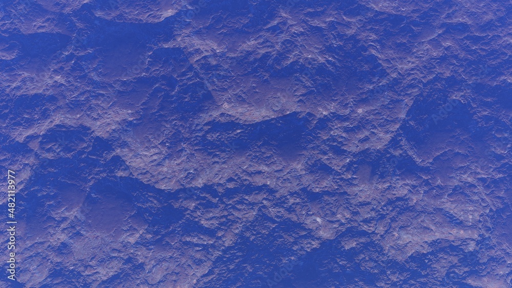 Naklejka premium 3d render of abstract planet surface with high detailed relief