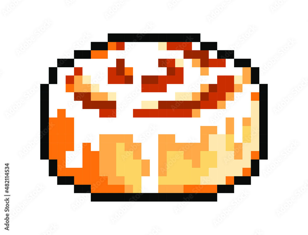 Fototapeta premium cake pixel art.