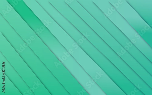 Striped plastic siding surface. Construction and renovation of buildings. Tinted light aquamarine or turquoise background or wallpaper. Building materials or technologies