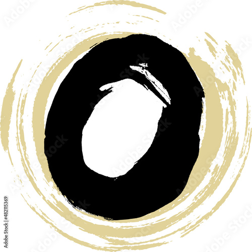 O（筆文字・手書き・描き文字）