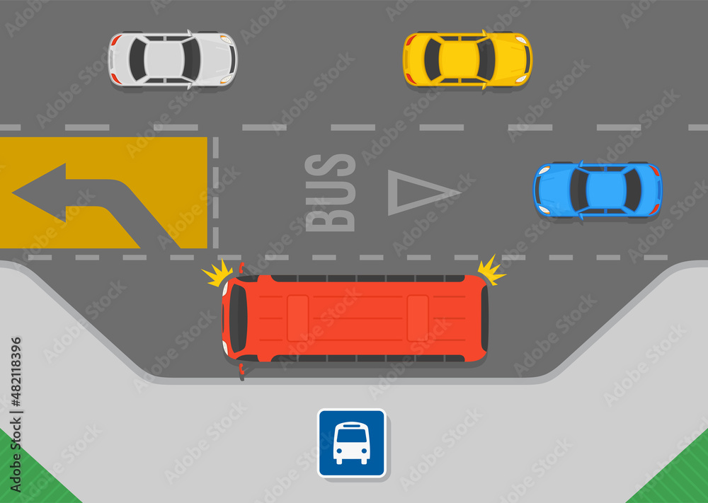 Traffic Road Police Symbols Set Flat Elements Isolated Vector Illustration  Stock Illustration - Download Image Now - iStock