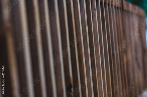 Wooden slat texture