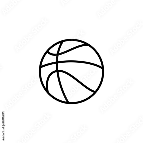 Basketball icon. Basketball ball sign and symbol