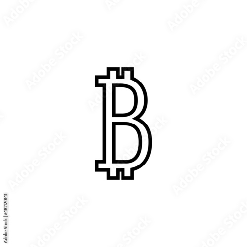 Bitcoin icon. bitcoin sign and symbol. payment symbol. cryptocurrency logo