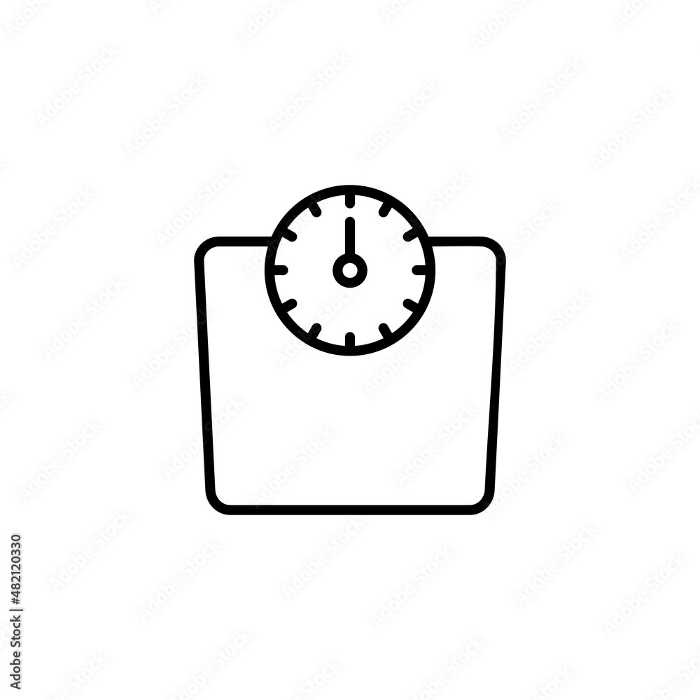 Scales icon. Weight scale sign and symbol Scales icon. Weight scale sign and symbol