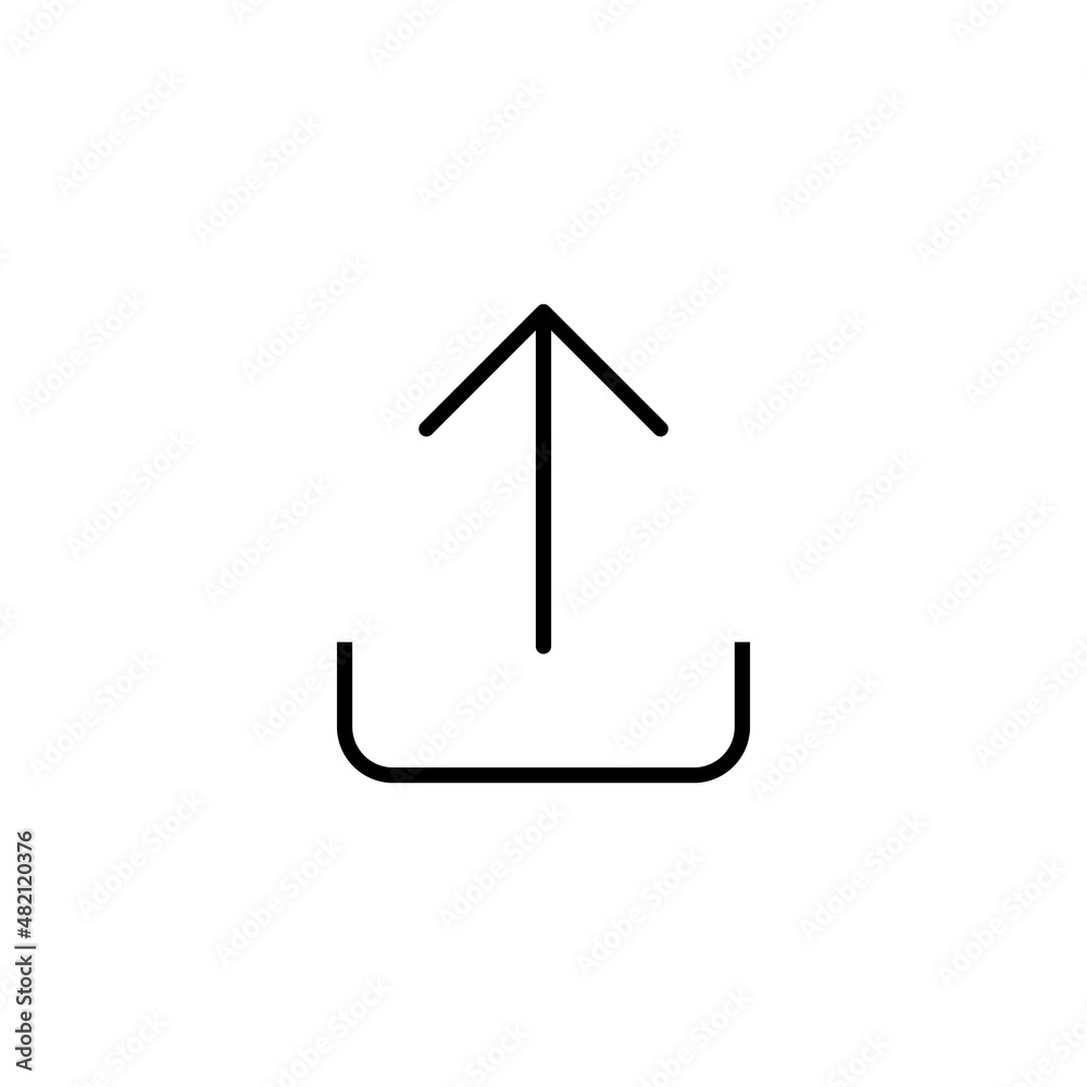 Upload icon. load data sign and symbol Upload icon. load data sign and symbol