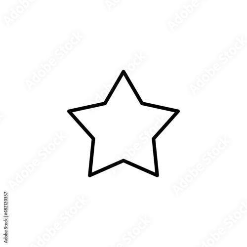 Star Icon. rating sign and symbol. favourite star icon