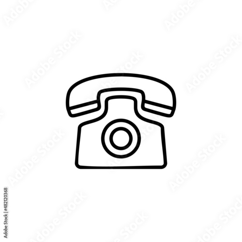 Telephone icon. phone sign and symbol © avaicon