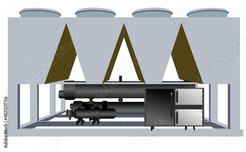 Chiller for HVAC and BMS (Building Management System Design)