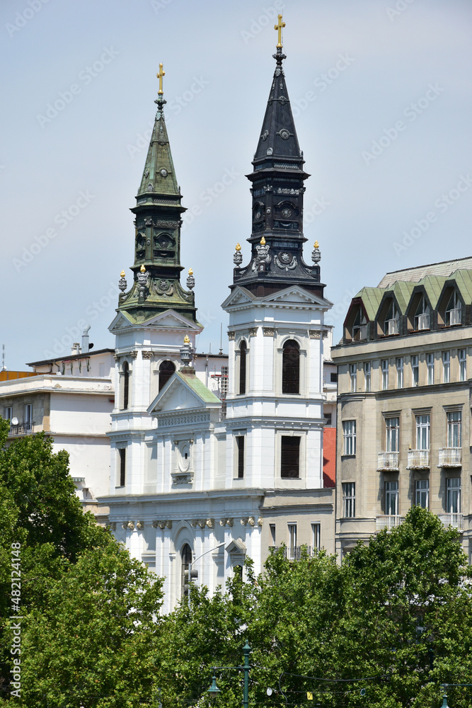 Fototapeta premium Church in Budapest city, Hungary