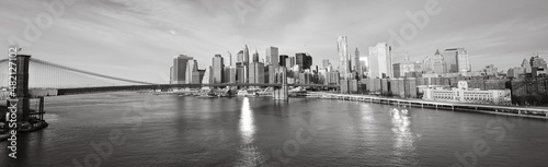 Brooklyn Bridge at sunrise - New York Cty  United States of America 